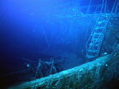 SS Gairsoppa: part of the wreck. Photograph: Odyssey/PA Wire