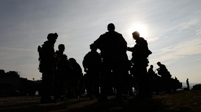 The Defence Forces cannot recruit new personnel quickly enough to replace those who are opting out. Photograph: Dara Mac Dónaill