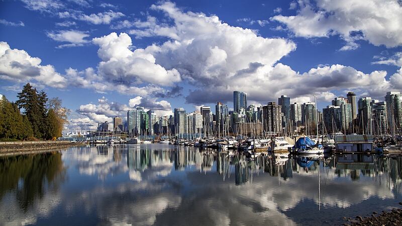 Vancouver just pips sister city Toronto to third place in the most liveable cities rankings. Photograph: Getty Images