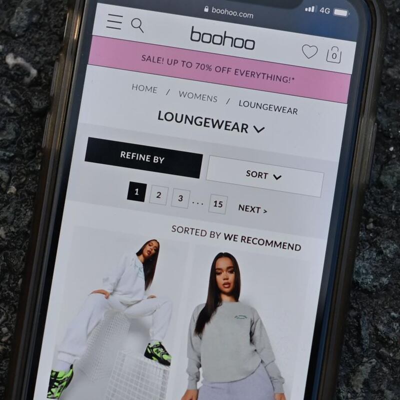 Boohoo has received criticism for some of its advertising campaigns. Photograph: Paul Ellis/AFP via Getty