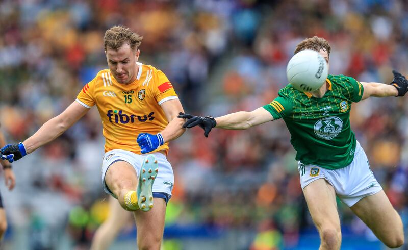 Dominic McEnhhill: was in good scoring form against Limerick last weekend, notching 1-6, and he will pose a major threat to Offaly's defence in Belfast. Photograph: Evan Treacy/Inpho 