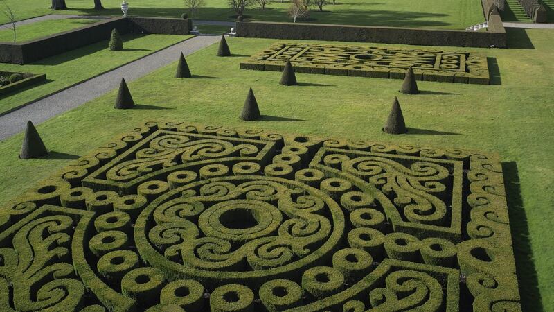 Box hedging being used to great ornamental effect in a private garden in Co Kilkenny. Photograph: Richard Johnston