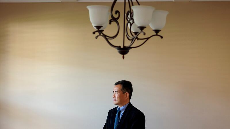 Dr Anming Hu, a Chinese-born scientist and professor who spent years fighting accusations that he acted as an operative for China. Photograph: Shawn Poynter/New York Times