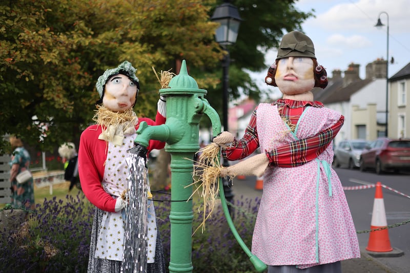 The Scarecrow Festival, in Durrow, Co Laois. Photograph: Dara Mac Dónaill