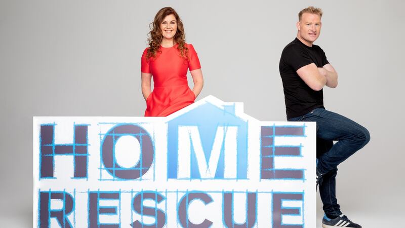 Architect Róisín Murphy and builder Peter Finn in Home Rescue