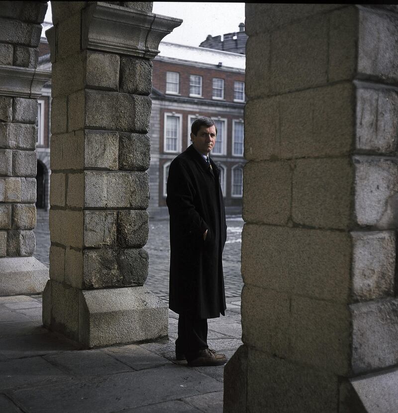 Charlie Bird in Dublin Castle.