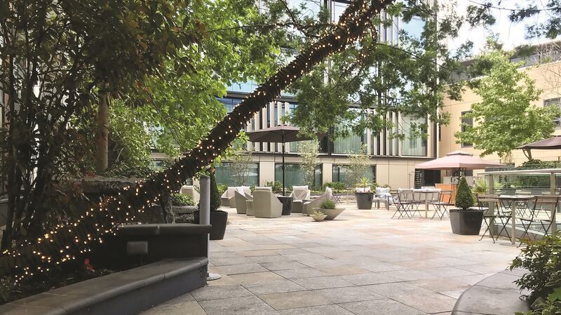 Dyflin Garden at the Radisson Blu Royal Hotel in Dublin 8