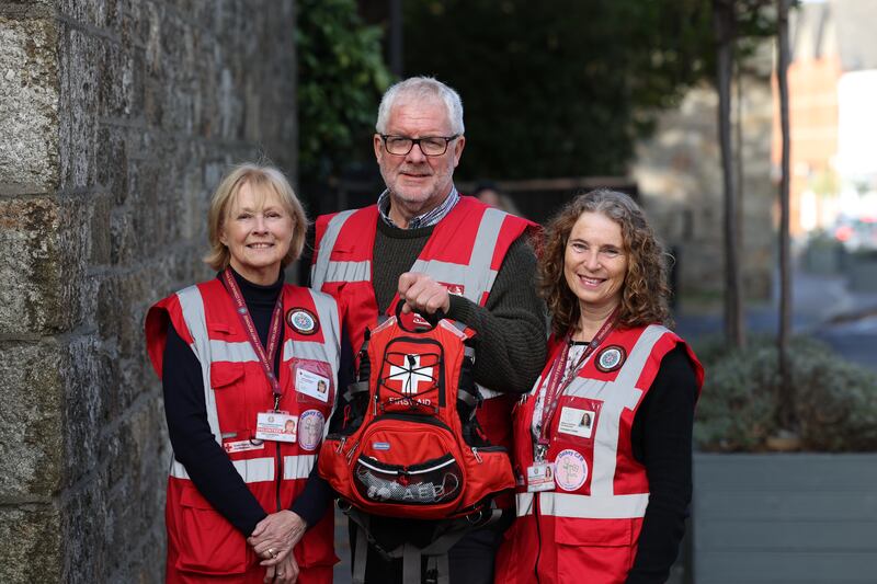 Celine Chamberlaine, Eamonn Brennan and Concepta Corbett.  Photograph: Nick Bradshaw