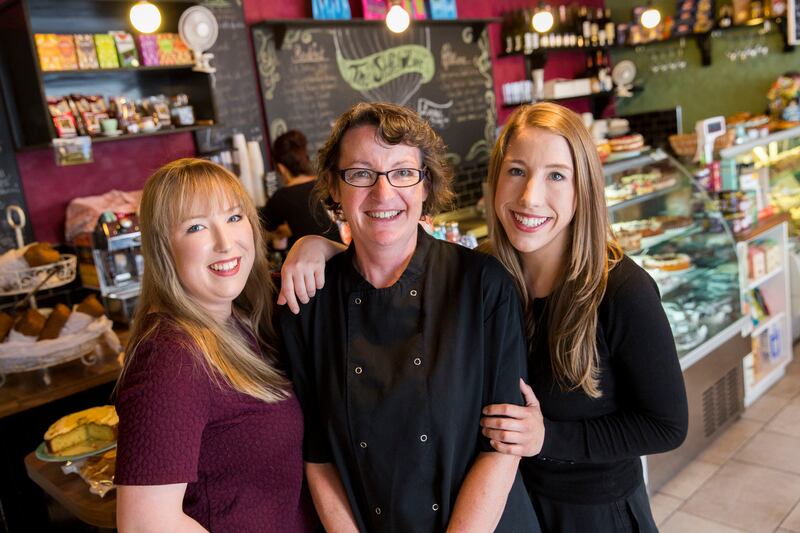 The Stuffed Olive is run by Patricia Messom with the help of her daughters,  Sarah and Grace O’Shea.  Photograph: Emma Jervis Photography