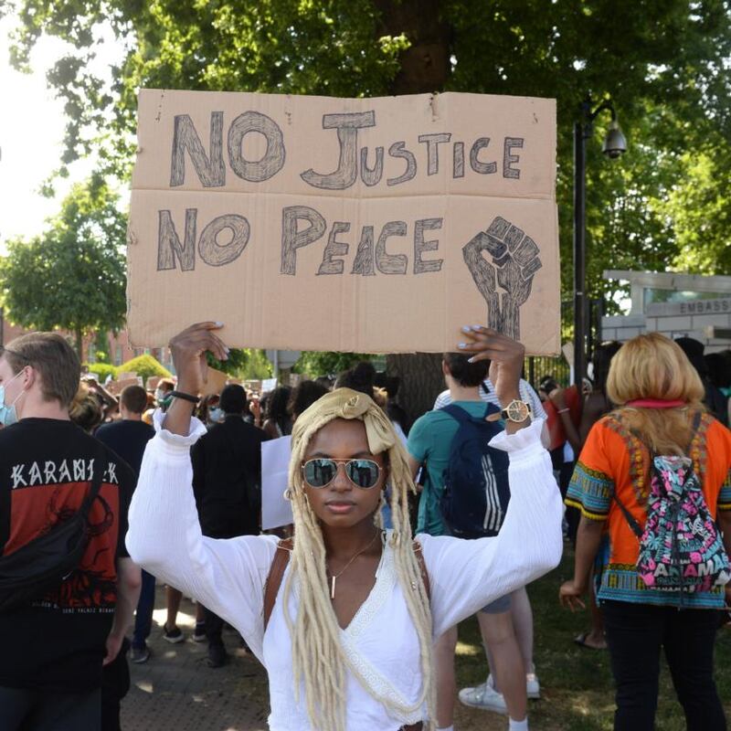 Judy Ehiguses: ‘[Racism] hides in the bushes and the trees here; it’s silent’. Photograph: Dara Mac Dónaill/The Irish Times