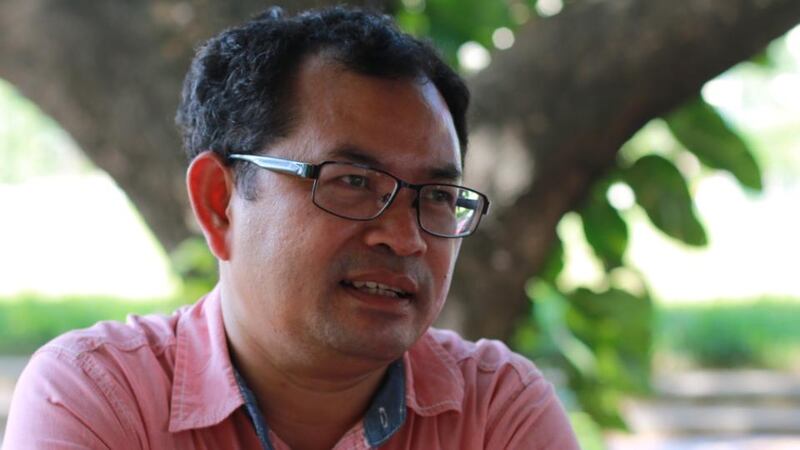 Cambodian media: Kay Kimsong, editor of the Phnom Penh Post. Photograph: Nevenka Lukin