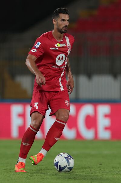Pablo Mari of AC Monza in action during his side's Serie A fixture against Torino FC at Stadio Brianteo on August 13th, 2022 in Monza, Italy. Photograph: Emilio Andreoli/Getty Images