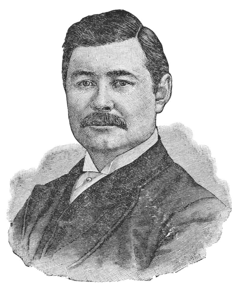 Thomas Power O'Connor, Irish Nationalist, journalist and former MP. Vintage half-tone etching circa late 19th century