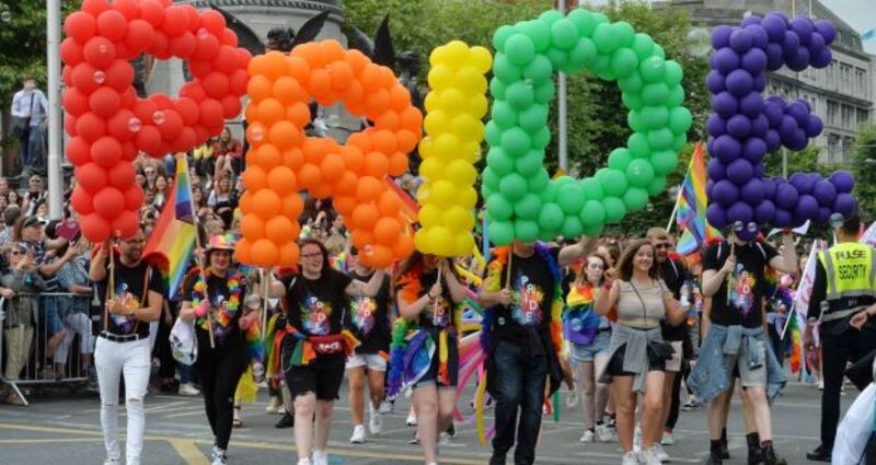 Dublin Pride. Photograph: Alan Betson