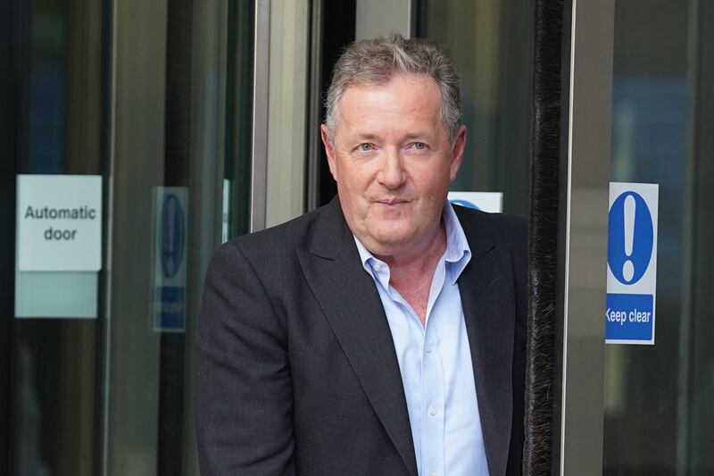 Piers Morgan, leaving BBC Broadcasting House in London, after appearing on the BBC One current affairs programme, Sunday with Laura Kuenssberg in 2023. Photograph: Stefan Rousseau/PA Wire
