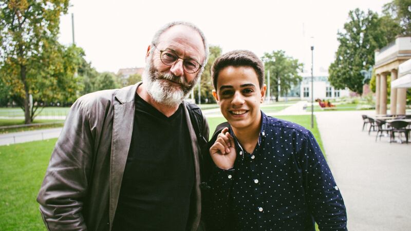Liam Cunningham and Husam
