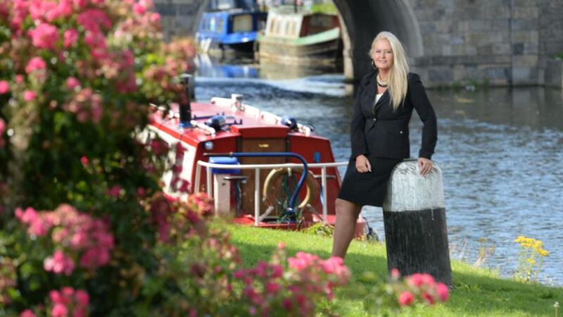 Sallins points: Sharon Nolan of Nolan Properties. Photograph: Dara Mac Dónaill