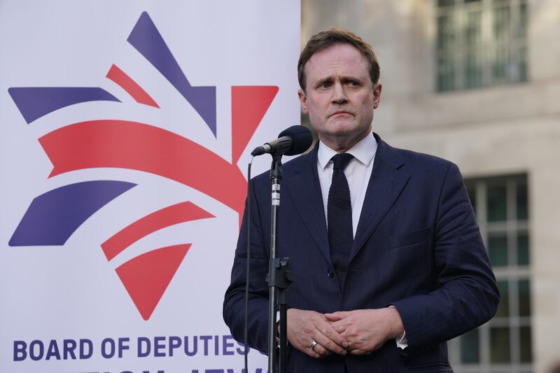 Tom Tugendhat is a former military officer who served in Iraq and Afghanistan. Photograph: Lucy North/PA  