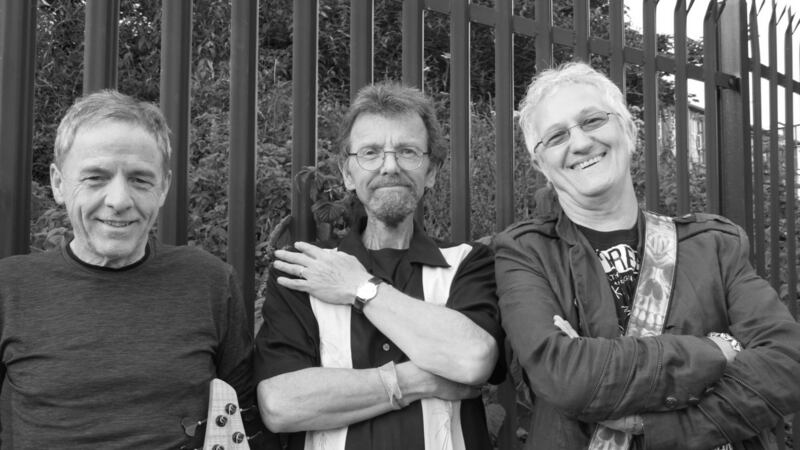 Alan Niblock, John Wilson, Sam Davidson, the members of John Wilson’s Taste, playing Cork on Friday night. Photograph: Brigitte “Bibi” Lehmann