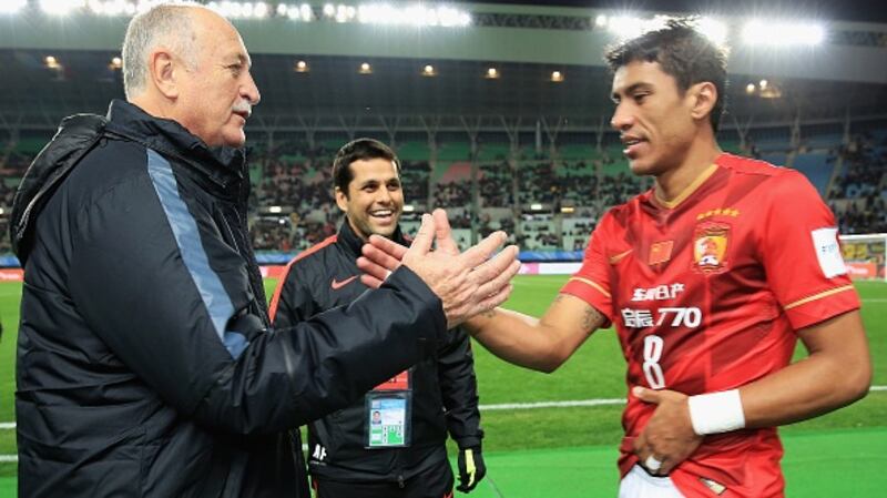 Paulinho has seen his career revitalised under  Guangzhou Evergrande manager Luiz Felipe Scolari. Photograph: Getty