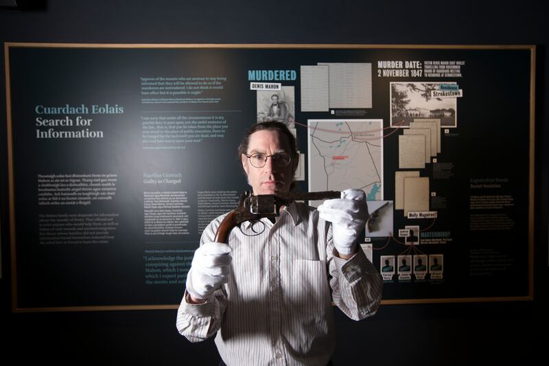 Archivist Martin Fagan at the National Famine Museum