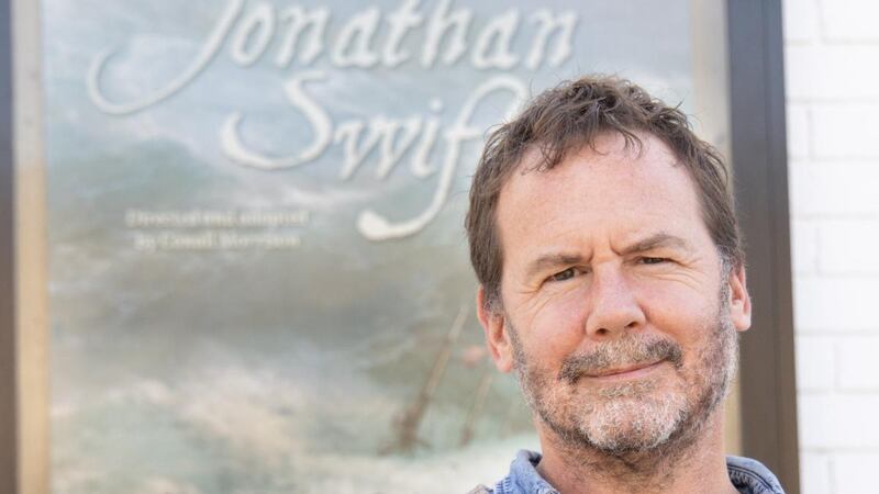 Conall Morrison:  “Swift is the perfect writer for our time, in that the savagery of the satire and his imaginative capabilities are now wholly adequate to respond to the lunacy we find ourselves experiencing.” Photograph: Steve Rogers