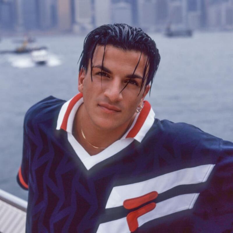 Peter Andre, Hong Kong, 1997. Photograph: Tim Roney/Getty Images