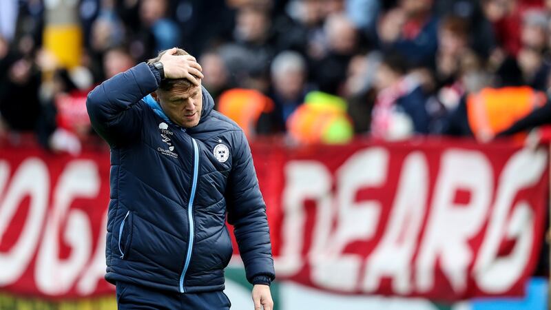Shelbourne manager Damien Duff after the game. Photograph: Evan Treacy/Inpho