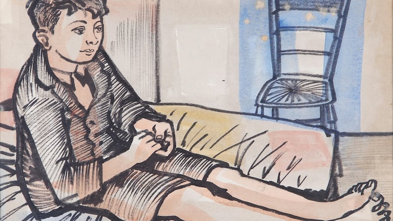 Gerard Dillon: Study for Tom Baker, Moyard