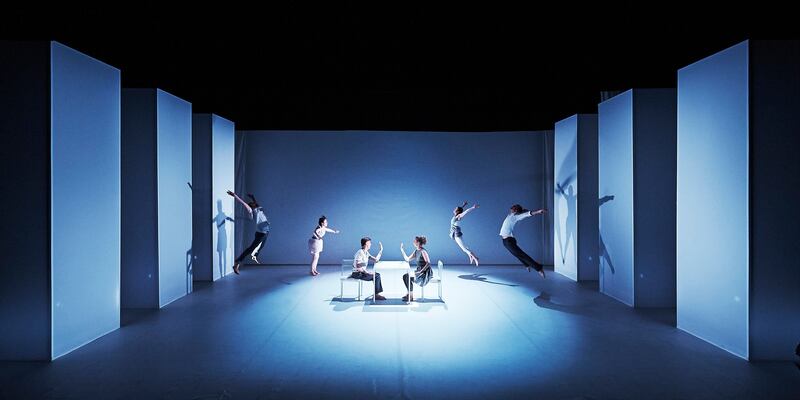 CoisCéím: Jonathan Mitchell, Emma O'Kane, David Bolger, Muirne Bloomer, Monica Munoz Marin and Robert Jackson in Pageant, in 2013