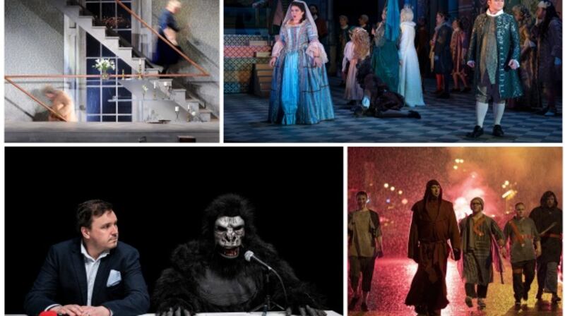 Best production nominees (clockwise from top left) Epiphany, La Cenerentola, The Big Chapel X, The Examination