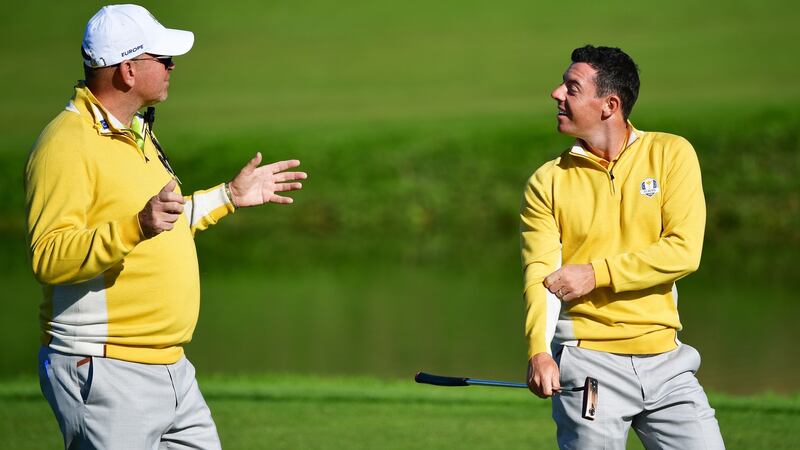 Thomas Bjørn is confident that Rory McIlroy can end his Majors droubt and ass to his four wins. Photograph:  Stuart Franklin/Getty Images