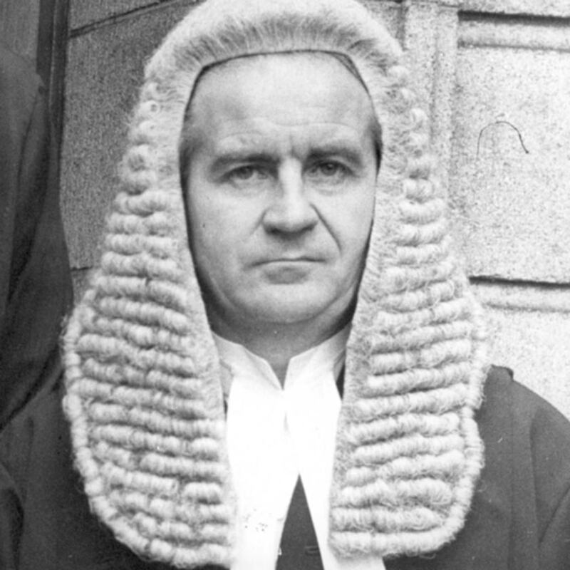 Attorney general Patrick Connolly, at whose Dalkey apartment Macarthur was arrested