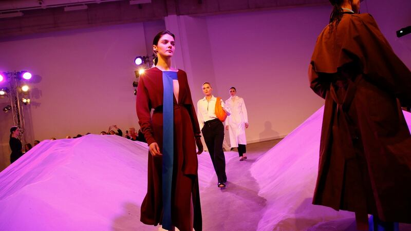 The BT 2020 Fashion show at the Douglas Hyde Gallery in Dublin. Photograph Nick Bradshaw/The Irish Times