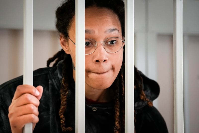 Donald Trump has said Griner was “loaded up with drugs” when arrested in Russia. In fact, she had 0.702 grammes of cannabis oil in her possession. Photograph: AP
