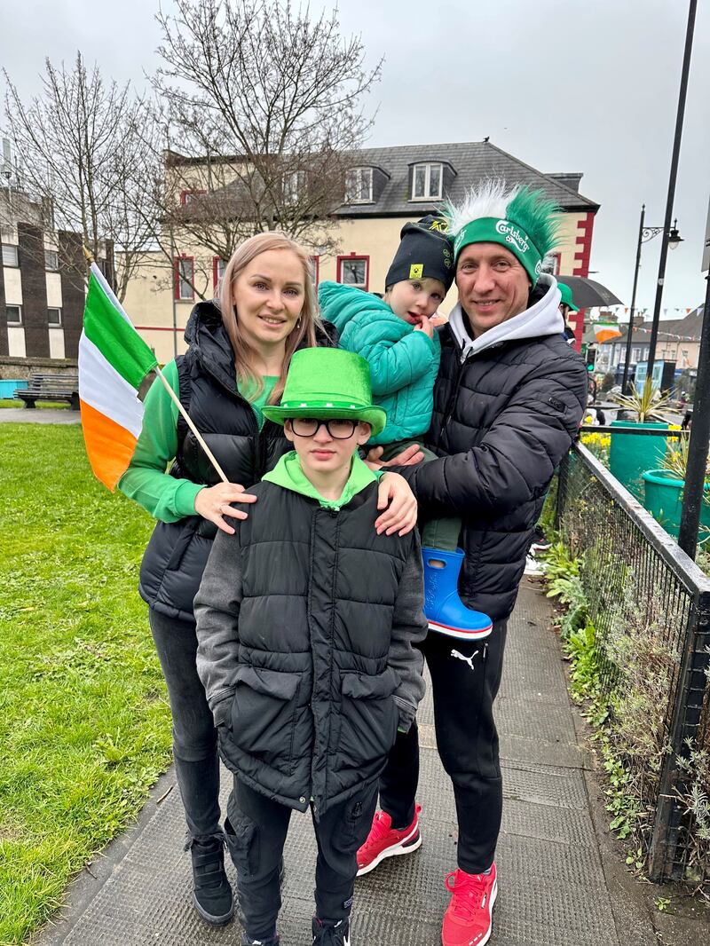 Mykola and Olena Polishchuk, with their children Mykola jnr and Vladlien, had settled into life in Co Wicklow before the car crash last January