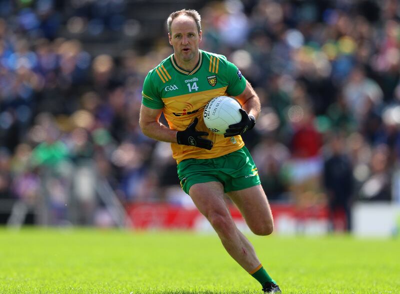 Donegal's Michael Murphy continues to be possibly more integral to the whole operation than he had anticipated when coming out of retirement. Photograph: Inpho
Mandatory Credit ©INPHO/Leah Scholes