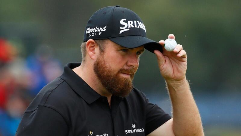 Shane Lowry posted a second-consecutive 67 at Portrush on Friday. Photograph: Jason Cairnduff/Reuters