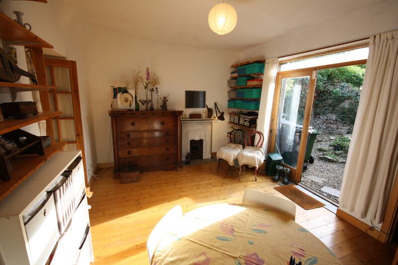 Alton Cottage: the dining room, which opens to the garden