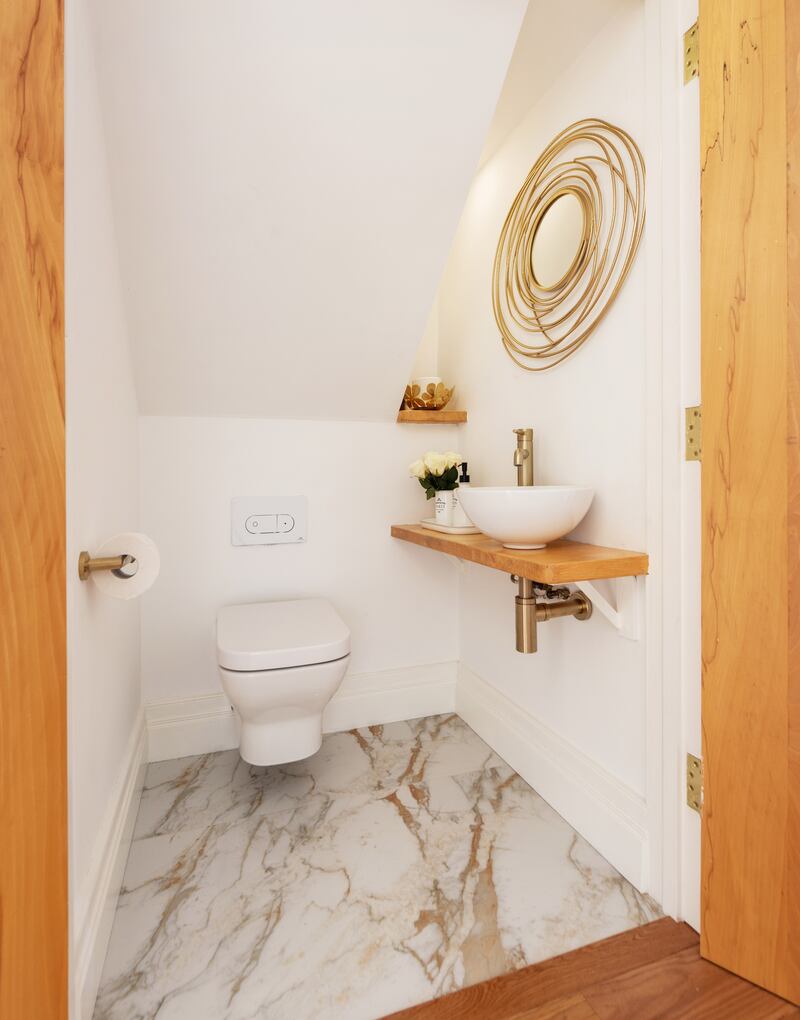 The house now has a downstairs loo