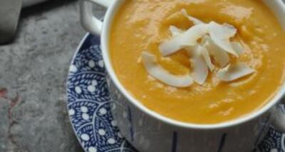 Butternut squash and coconut soup