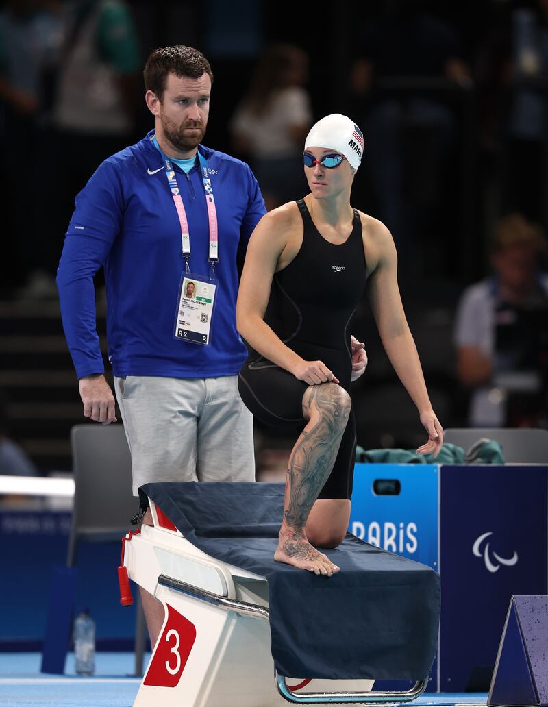 Ellie Marks of Team United States continues her quest for more medal glory in Paris. Photograph: Sean M. Haffey/Getty Images