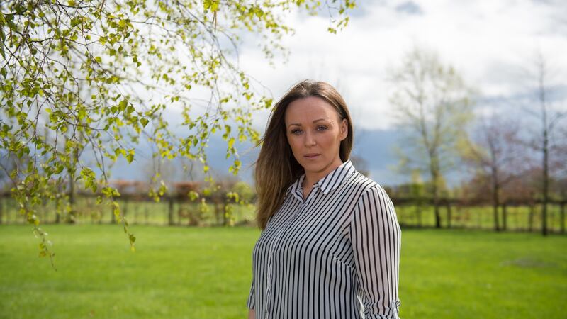 Lisa Maher at her home in Ratoath, Co Meath. Her father Eugene was killed in a hit-and-run in 2015. Photograph: Barry Cronin