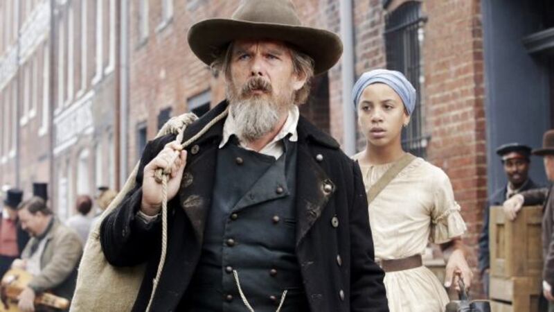 Ethan Hawke and Joshua Cala in The Good Lord Bird