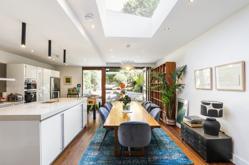 Kitchen and dining area