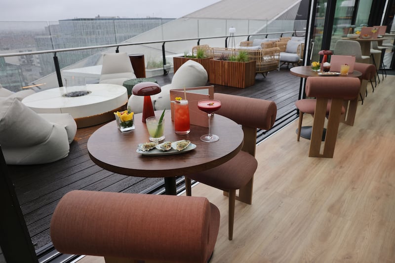 The glass front can be opened