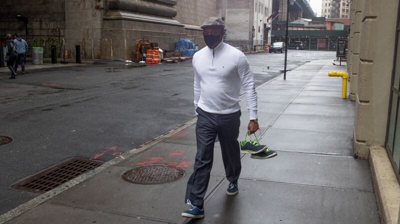 New York City mayoral candidate Eric Adams in Brooklyn.