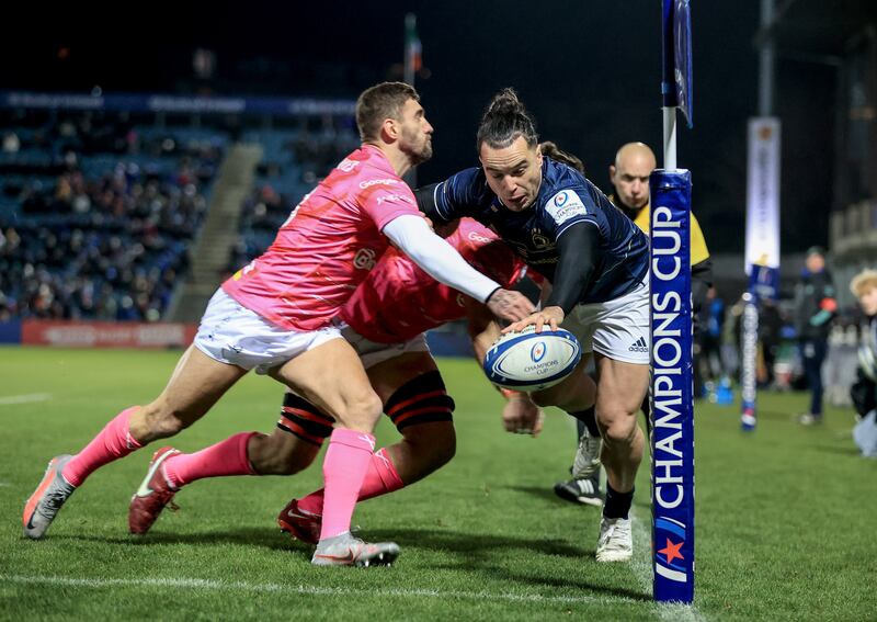 Leinster swept aside Gloucester when the sides met in the Champions Cup pool stages in December. Photograph: Dan Sheridan/Inpho