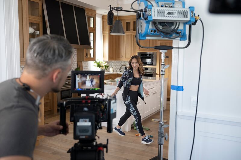 Myleene really enjoyed shooting the Skechers campaign, and joining fellow Skechers brand ambassadors like sport stars Jamie Redknapp, Michael Ballack,  Tony Romo and Sugar Ray Leonard.
