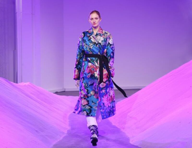 Brocaded coat  by Dries Van Noten